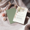 Search for budget bridal shower invitations Botanical