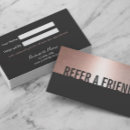 Search for salon referral cards Elegant