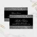 Search for black and silver business cards Professional