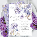 Search for lavender bridal shower invitations Wildflowers