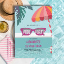 Search for kids pool party invitations Teenager teens tween thirteen