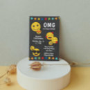 Search for emoji birthday invitations Happy face