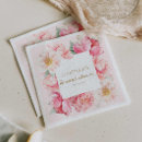 Search for pink floral napkins Elegant bridal shower