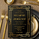 Search for black and gold wedding invitations great gatsby