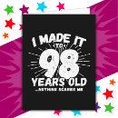Search for 98th birthday cards Humor