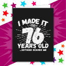 Search for 76th birthday cards Humor
