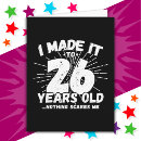 Search for 26th birthday cards Funny