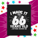 Search for funny 66th birthday cards Humor