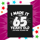 Search for funny 65th birthday cards Humor