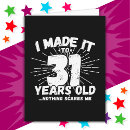 Search for funny 31st birthday cards Humor
