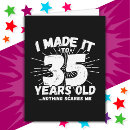 Search for funny 35th birthday cards Humor