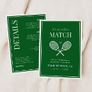 Search for tennis party invitations Match