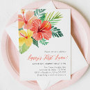 Search for luau 1st birthday invitations Hibiscus
