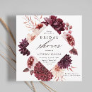 Search for dahlia bridal shower invitations Fall romantic watercolor flowers
