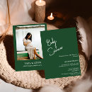 Search for emerald green baby shower invitations Gender neutral
