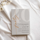 Search for elegant 40th birthday invitations Typography