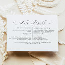 Search for accommodation enclosure cards Script typography