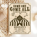 Search for carnival invitations Come one come all