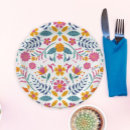 Search for floral baby shower plates Pink