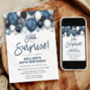 Search for balloons birthday invitations Blue