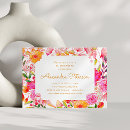 Search for orange quinceanera invitations Flowers