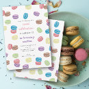 Search for macaroon birthday invitations Colorful