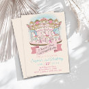 Search for pink circus invitations Carousel