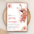 Search for peacock wedding invitations Online rsvp website details
