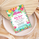 Search for luau baby shower invitations Beach