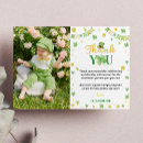 Search for irish thank you cards Four leaf clover