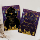 Search for aladdin birthday invitations For kids