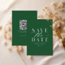 Search for jewel tone save the dates Emerald green