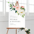 Search for floral engagement party signs Watercolor