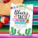 Search for taco tuesday birthday invitations Cactus