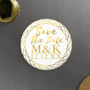 Search for gold foil save the date magnets Engagement