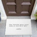 Search for motivational doormats Quote