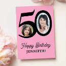 Search for 50th birthday cards Modern
