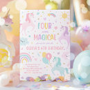 Search for unicorn 4th birthday invitations Pastel unicorn party