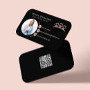 Search for pink real estate business cards Qr code