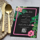 Search for neon save the dates Hibiscus flowers