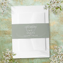 Search for wedding invitation belly bands chic