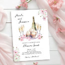 Search for petals and prosecco bridal shower invitations Elegant