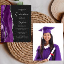 Search for purple black silver invitations Trendy