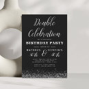 Search for double birthday invitations Adult