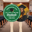 Search for green and white graduation favors Class of 2025