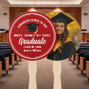 Search for red black graduation favors High school