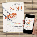 Search for sushi invitations Unique