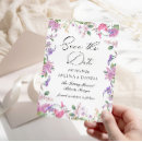 Search for lavender wedding save the dates Watercolor flowers