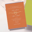 Search for sunset colors invitations Orange