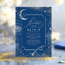 Search for moon and stars bridal shower invitations For her